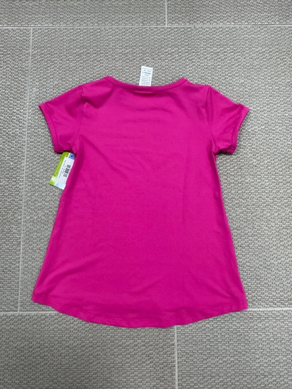 Set Athletics Bridget Basic Tee in Powder Pink, size 7-8, NWT